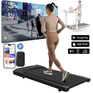 2-in-1 Walking Pad Treadmill with LCD Display