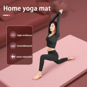 8mm Thick Non-Slip Yoga Mat with Strap