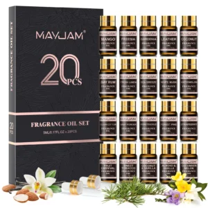 20-Piece Fragrance Oils Set for Diffusers & Candles