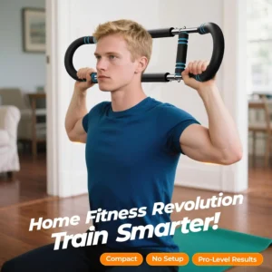 Adjustable U-Shaped Arm & Chest Trainer – 60-100LB Resistance Twister Bar for Upper Body Strength Training at Home or Office